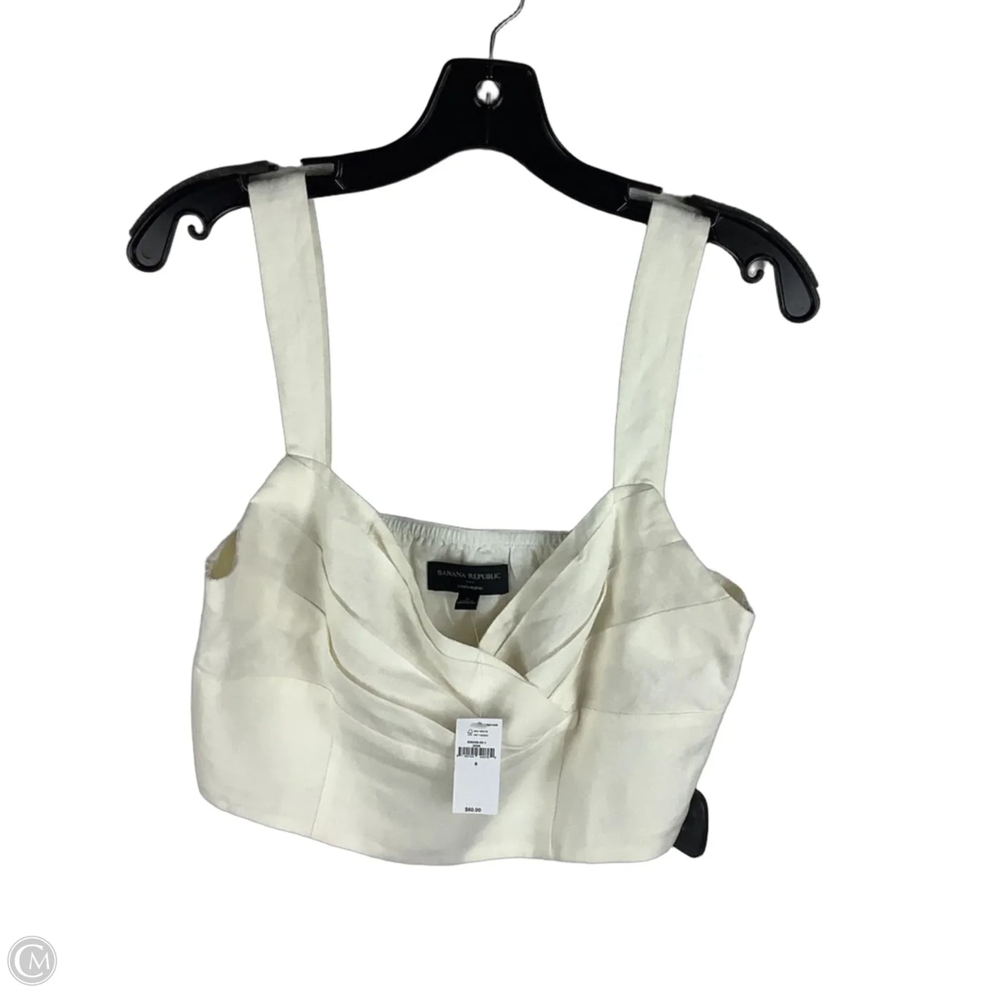 Top Sleeveless By Banana Republic In Cream, Size: 8