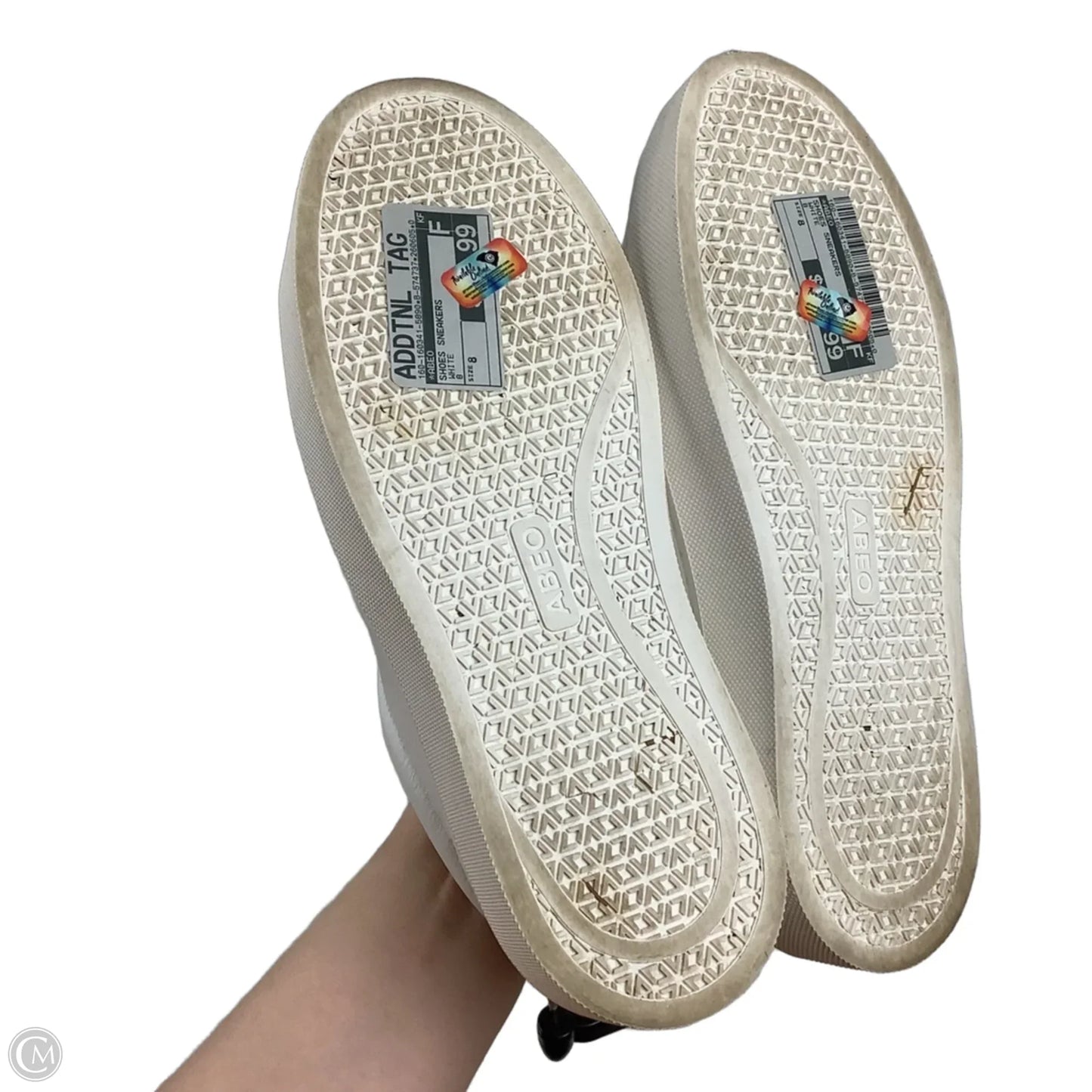 Shoes Sneakers By Abeo In White, Size: 8