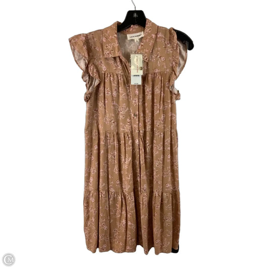Dress Casual Midi By Lucky Brand In Floral Print, Size: S