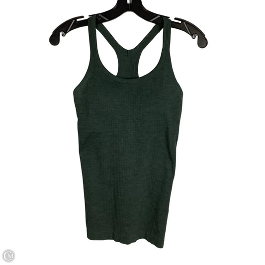 Athletic Tank Top By Lululemon In Green, Size: 4