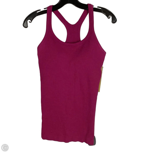 Athletic Tank Top By Lululemon In Pink, Size: 4