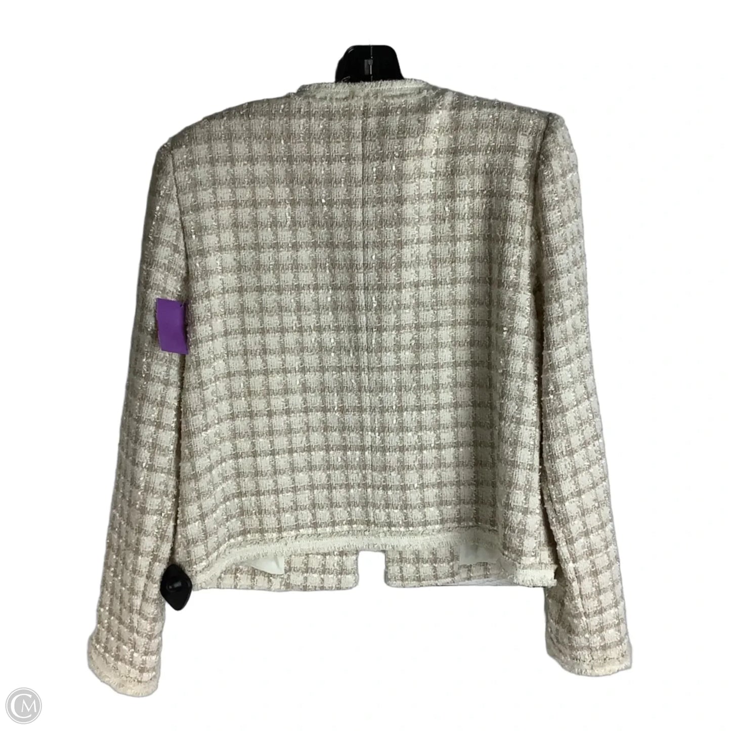 Blazer By Tahari In Cream, Size: M