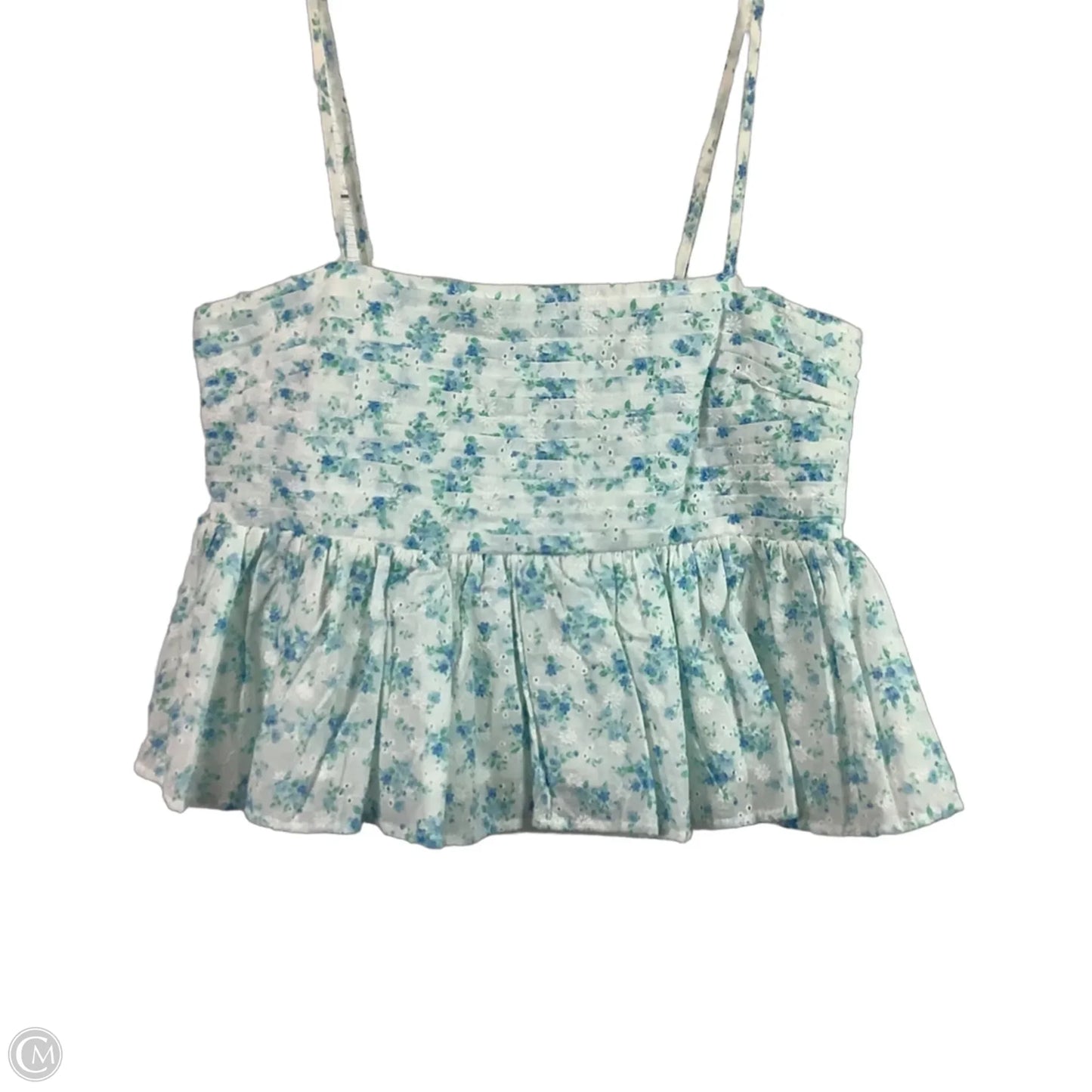Top Sleeveless By Altard State In Black & Green, Size: M