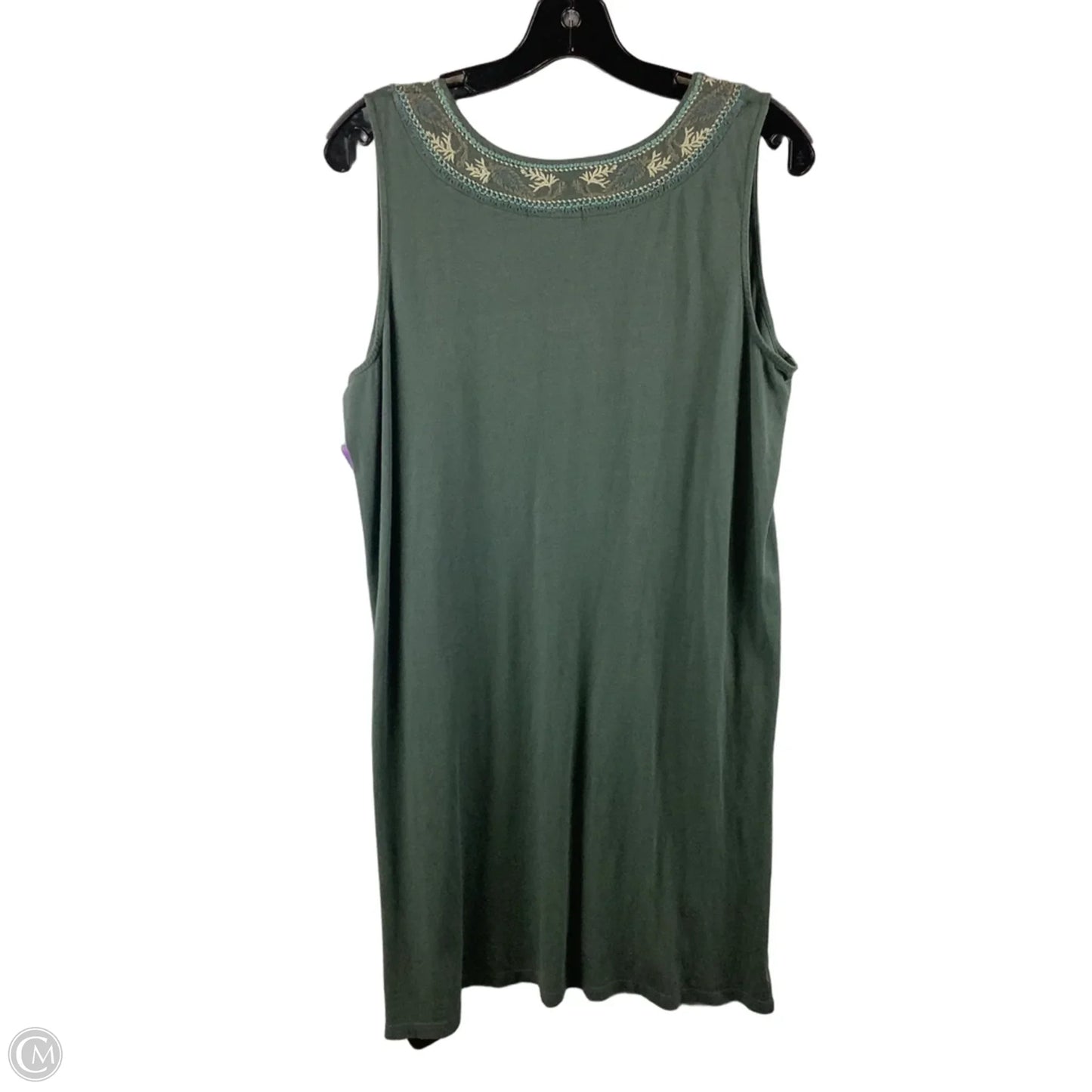 Dress Casual Midi By J. Jill In Green, Size: L