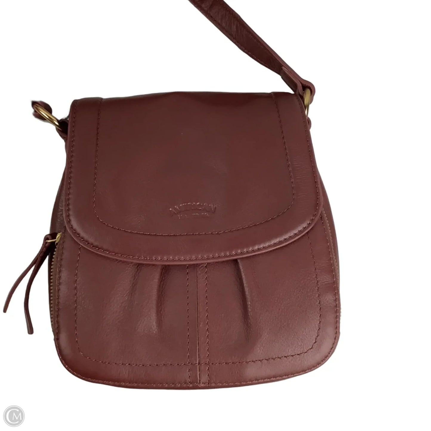 Crossbody Leather By American, Size: Medium