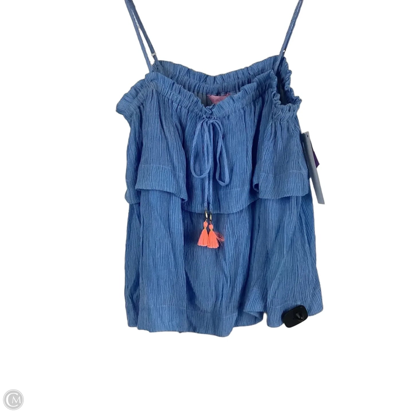 Top Sleeveless Designer By Lilly Pulitzer In Blue, Size: L