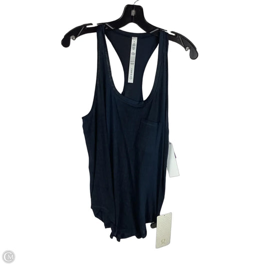 Athletic Tank Top By Lululemon In Blue, Size: 8