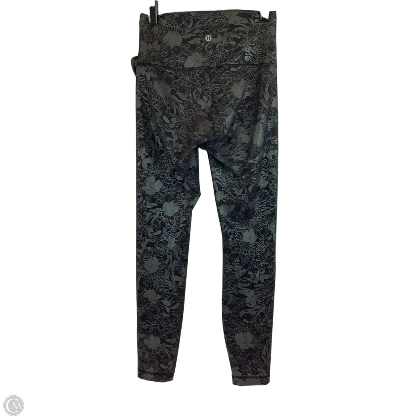 Athletic Leggings By Lululemon In Green, Size: 4
