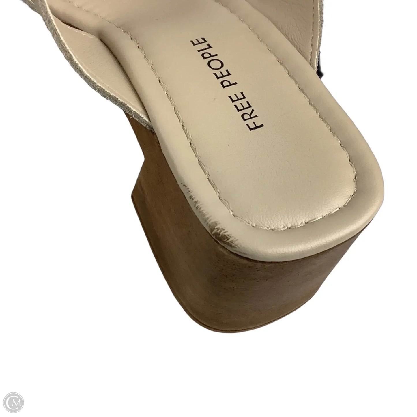 Sandals Heels Block By Free People In Tan, Size: 8.5