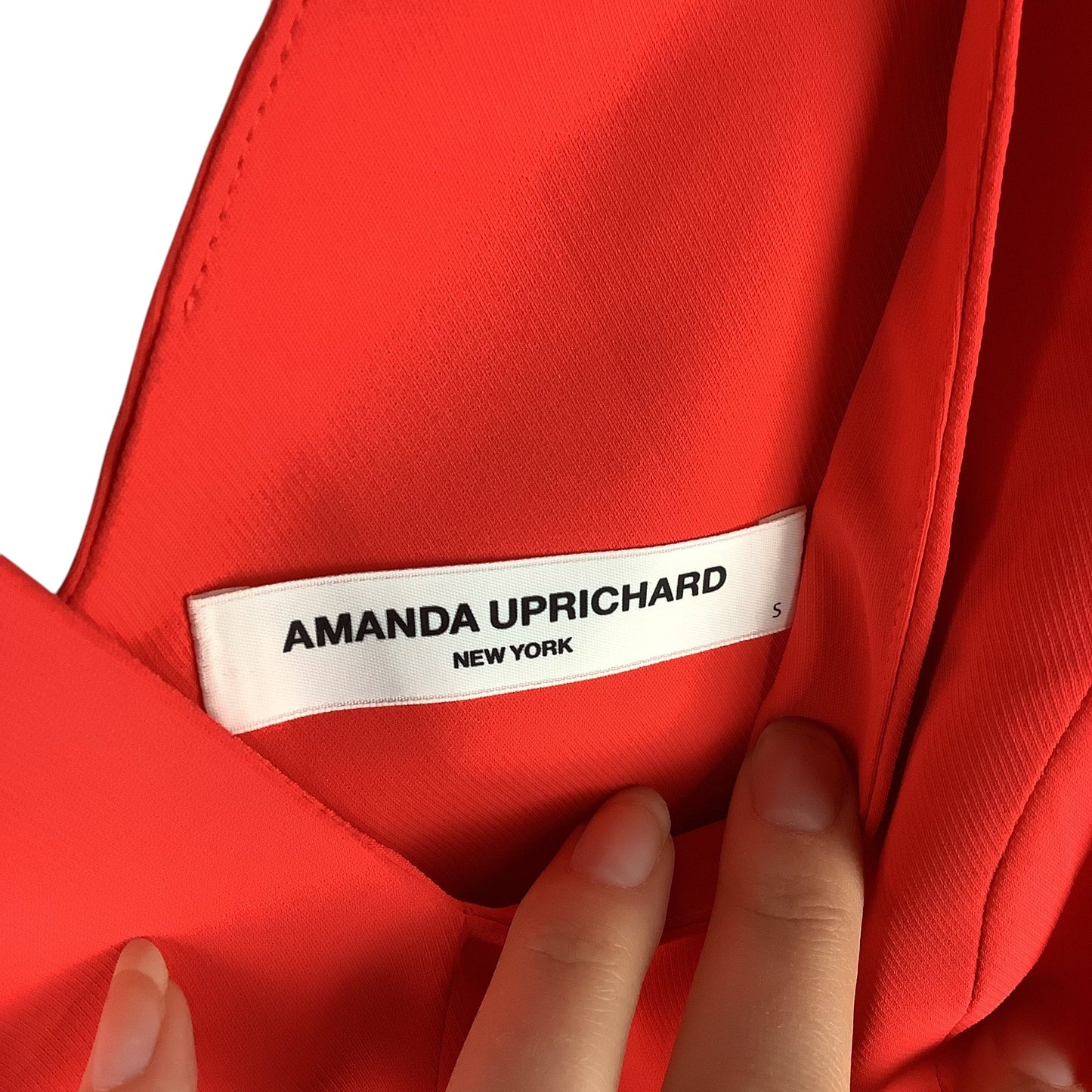 Dress Designer By Amanda Uprichard In Red, Size: S