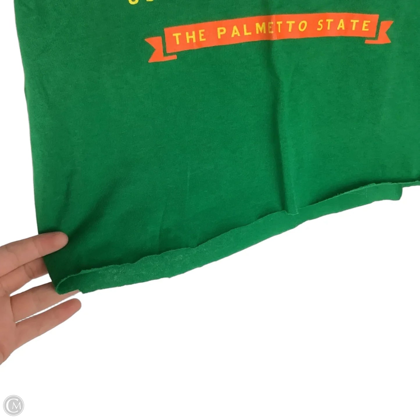 Top Short Sleeve By Gildan In Green, Size: S AS IS
