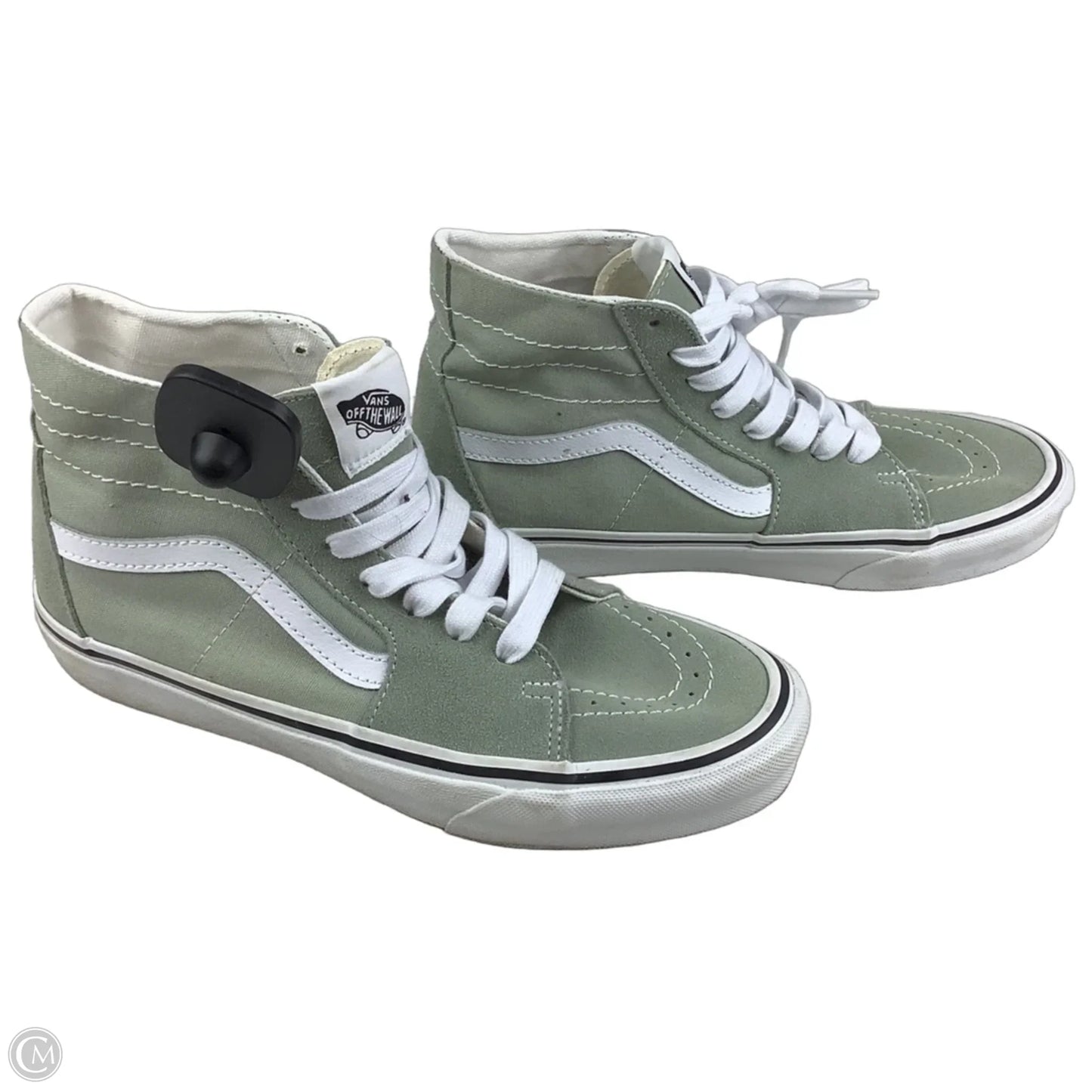 Shoes Sneakers By Vans In Green, Size: 9