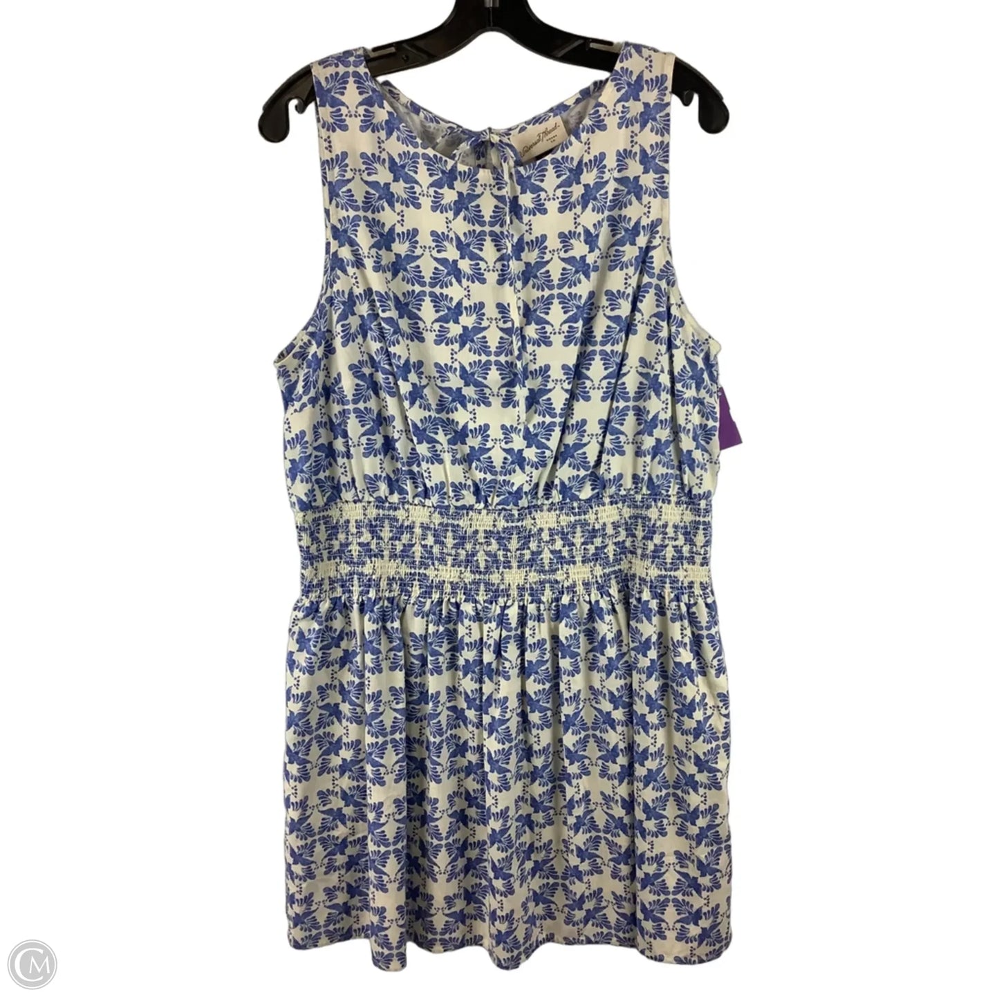 Dress Casual Midi By Universal Thread In Blue, Size: Xl