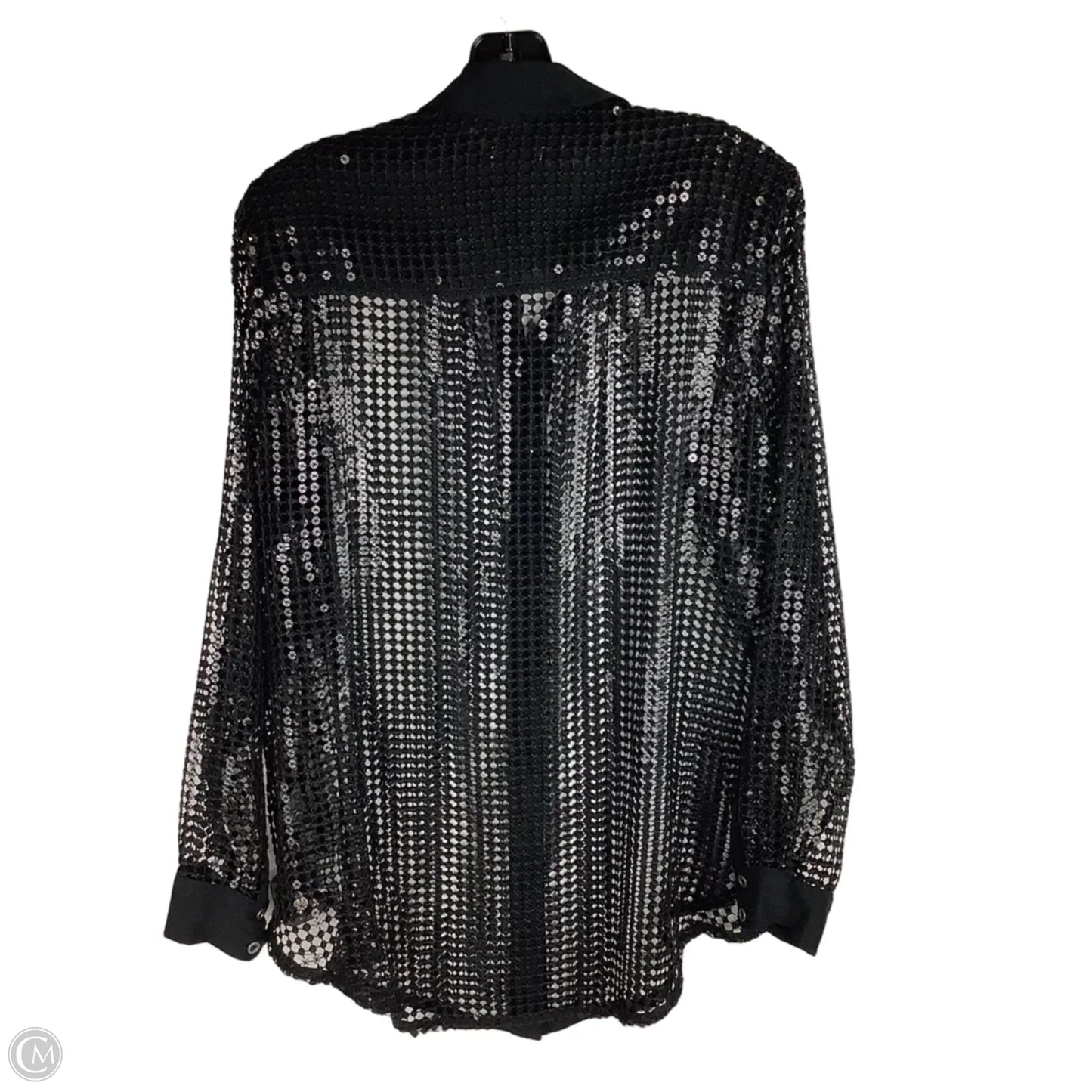 Top Long Sleeve By Pilcro In Black, Size: S