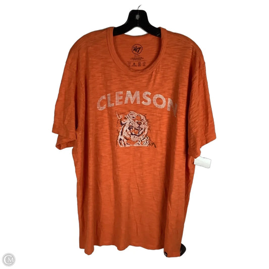 Top Short Sleeve By Clothes Mentor In Orange, Size: Xxl