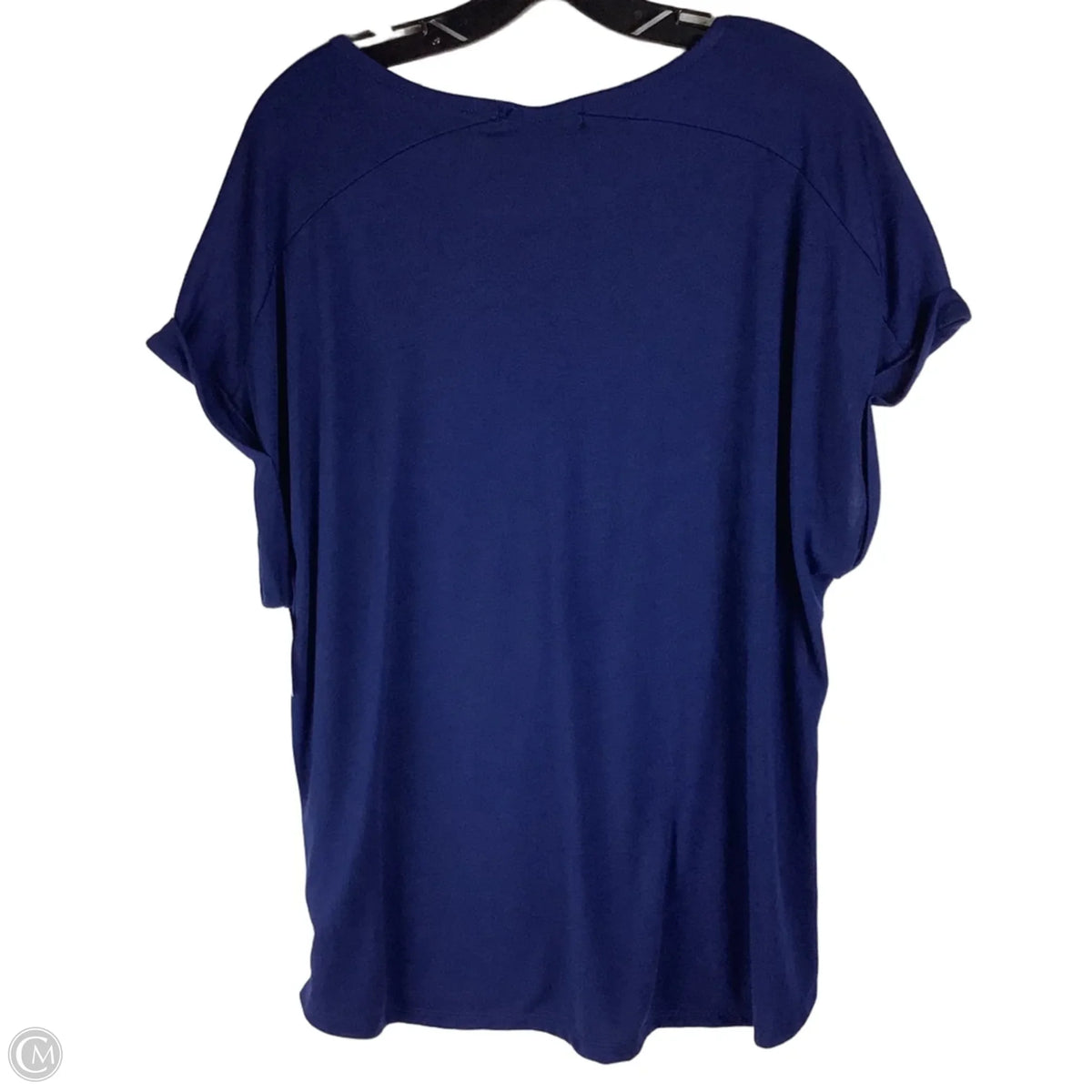 Top Short Sleeve By Clothes Mentor In Blue, Size: 2x