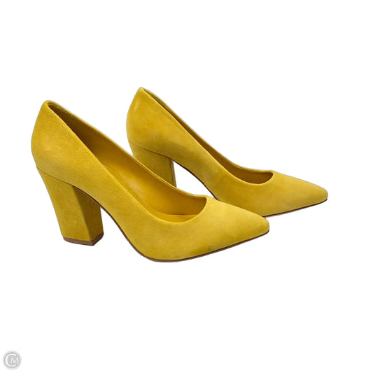 Shoes Heels Block By Antonio Melani In Yellow, Size: 7.5