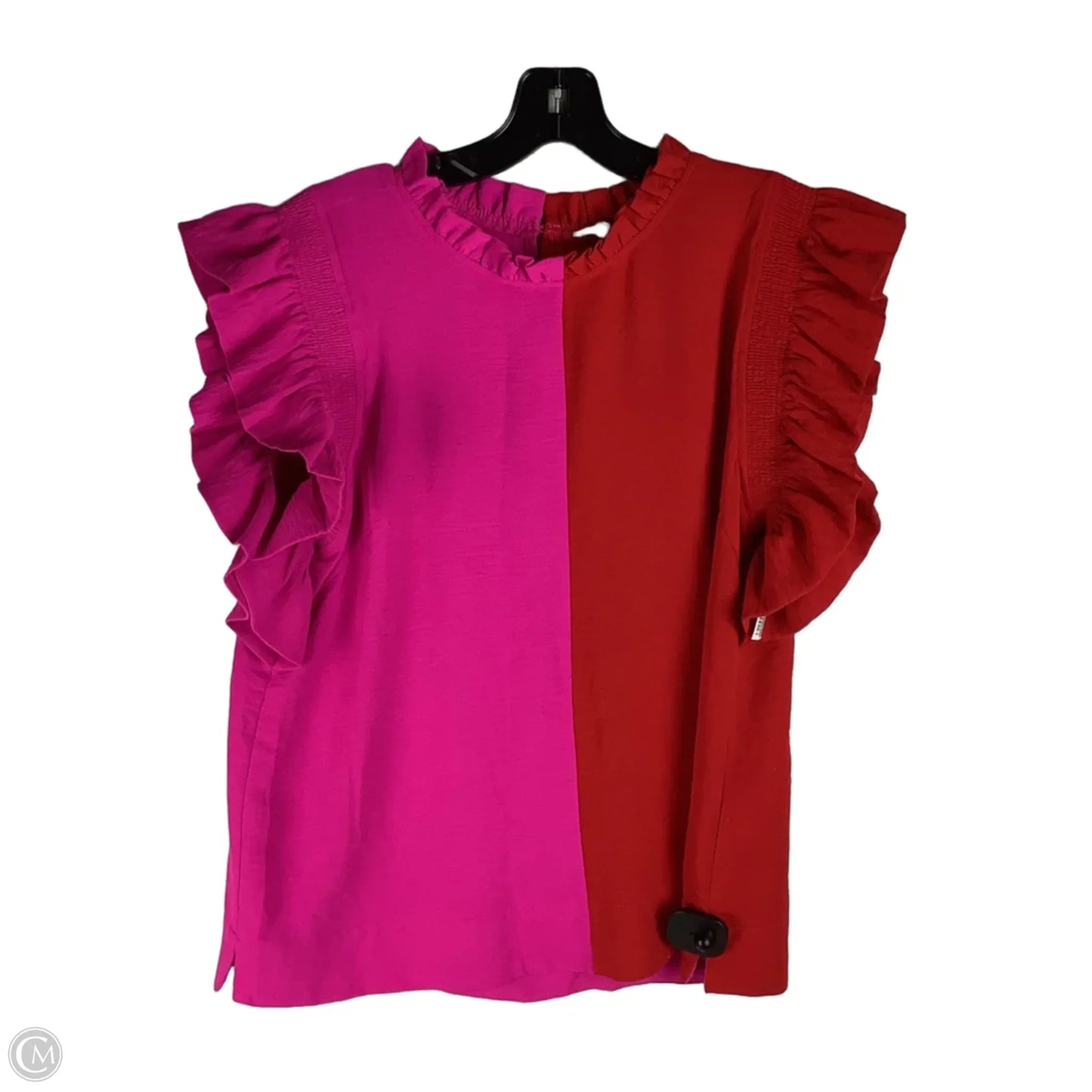 Top Short Sleeve By Jodifl In Pink & Red, Size: L