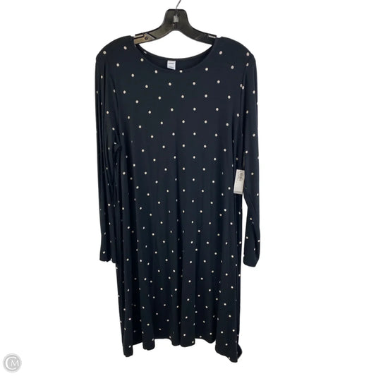 Dress Party Midi By Old Navy In Black & White, Size: L
