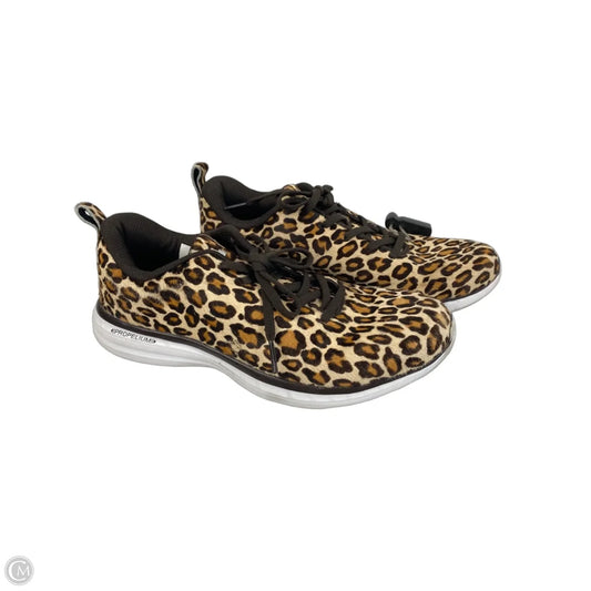 Shoes Sneakers By Apl In Animal Print, Size: 9