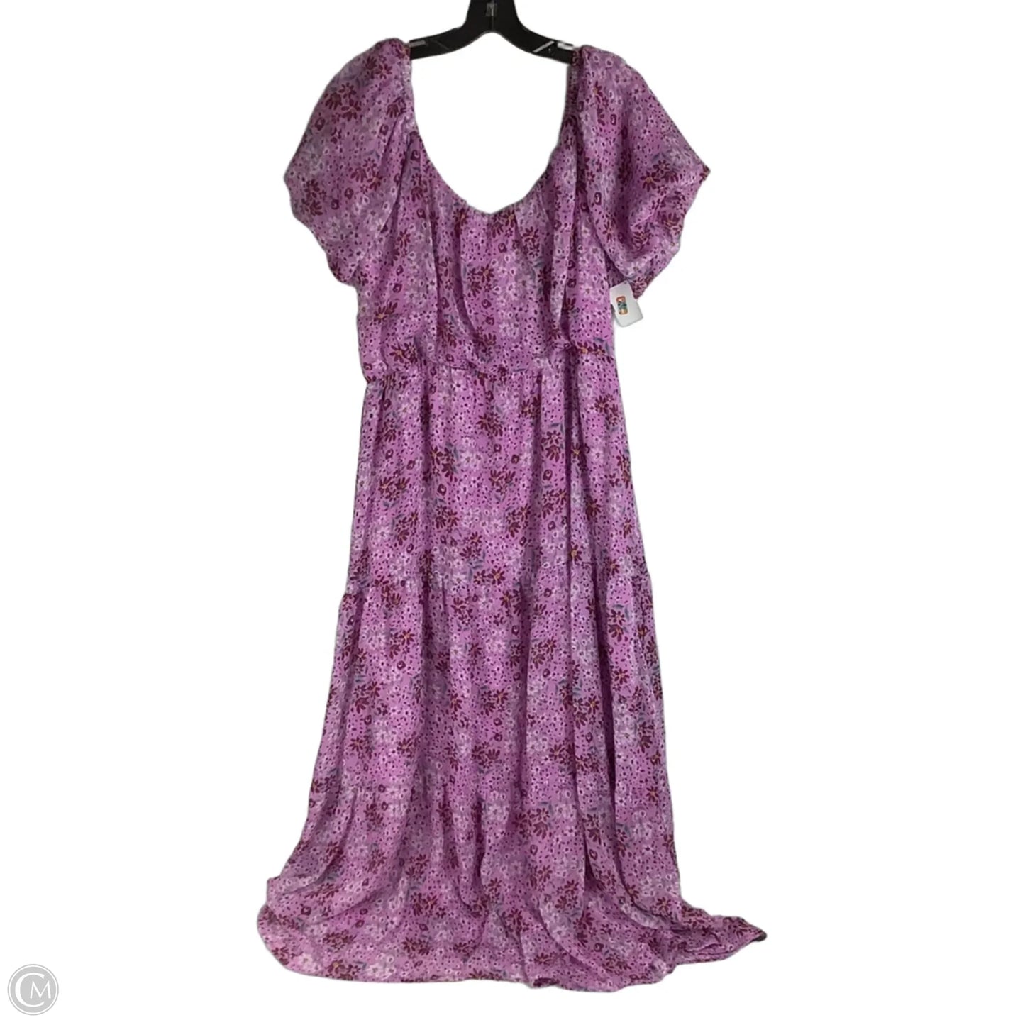 Dress Casual Maxi By Draper James In Purple, Size: Xl