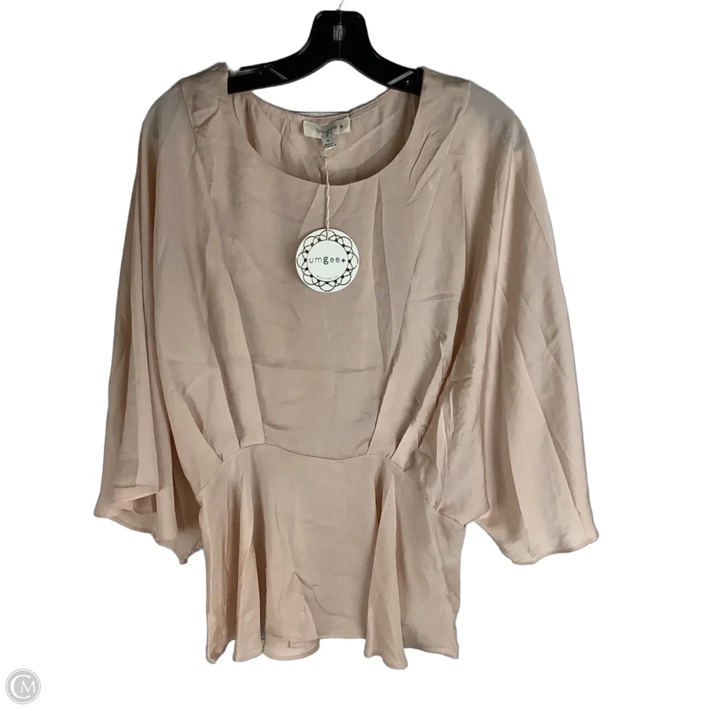 Top Short Sleeve By Umgee In Pink, Size: Xl