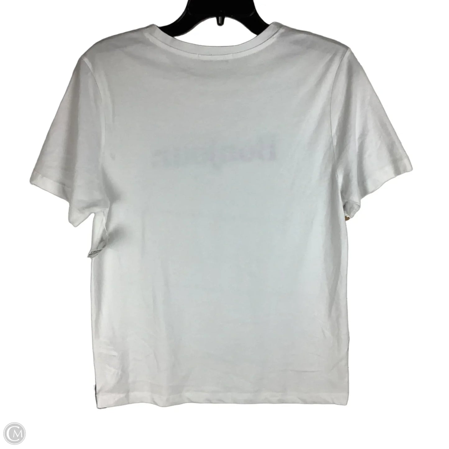 Top Short Sleeve By Stradivarius In White, Size: S