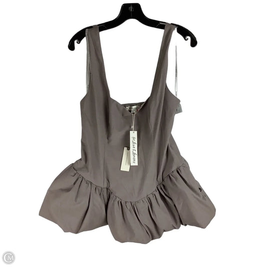 Top Sleeveless By For Love & Lemons In Taupe, Size: L