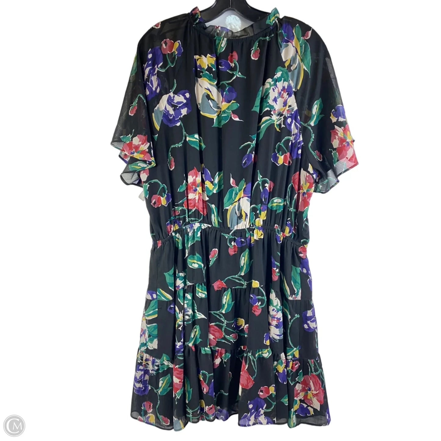 Dress Casual Midi By Lauren By Ralph Lauren In Floral Print, Size: 16