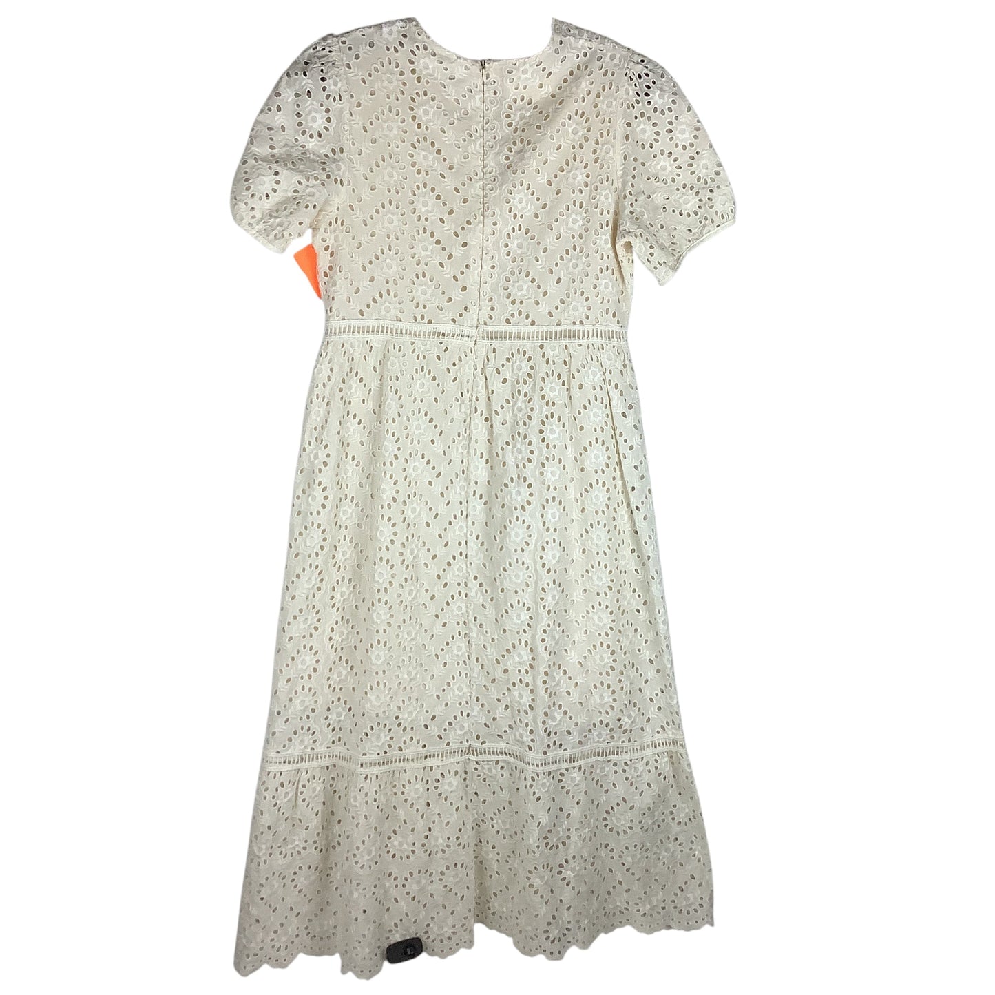 Dress Casual Midi By Clothes Mentor In Cream estimated size L