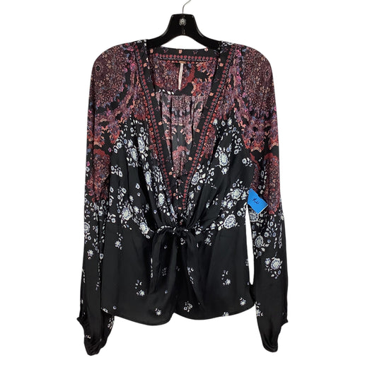 Top Long Sleeve By Free People In Multi-colored, Size: L