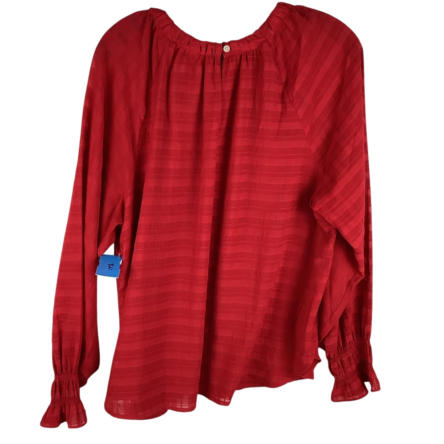 Top Long Sleeve By Loft In Red, Size: L