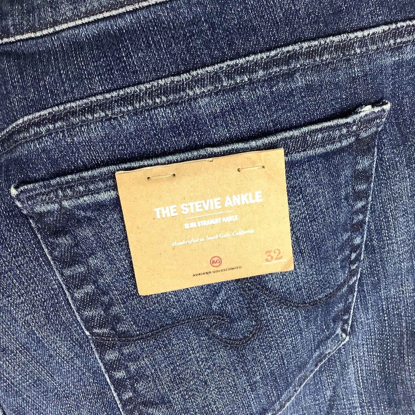 Jeans Straight By Clothes Mentor In Blue Denim, Size: 14 (32)