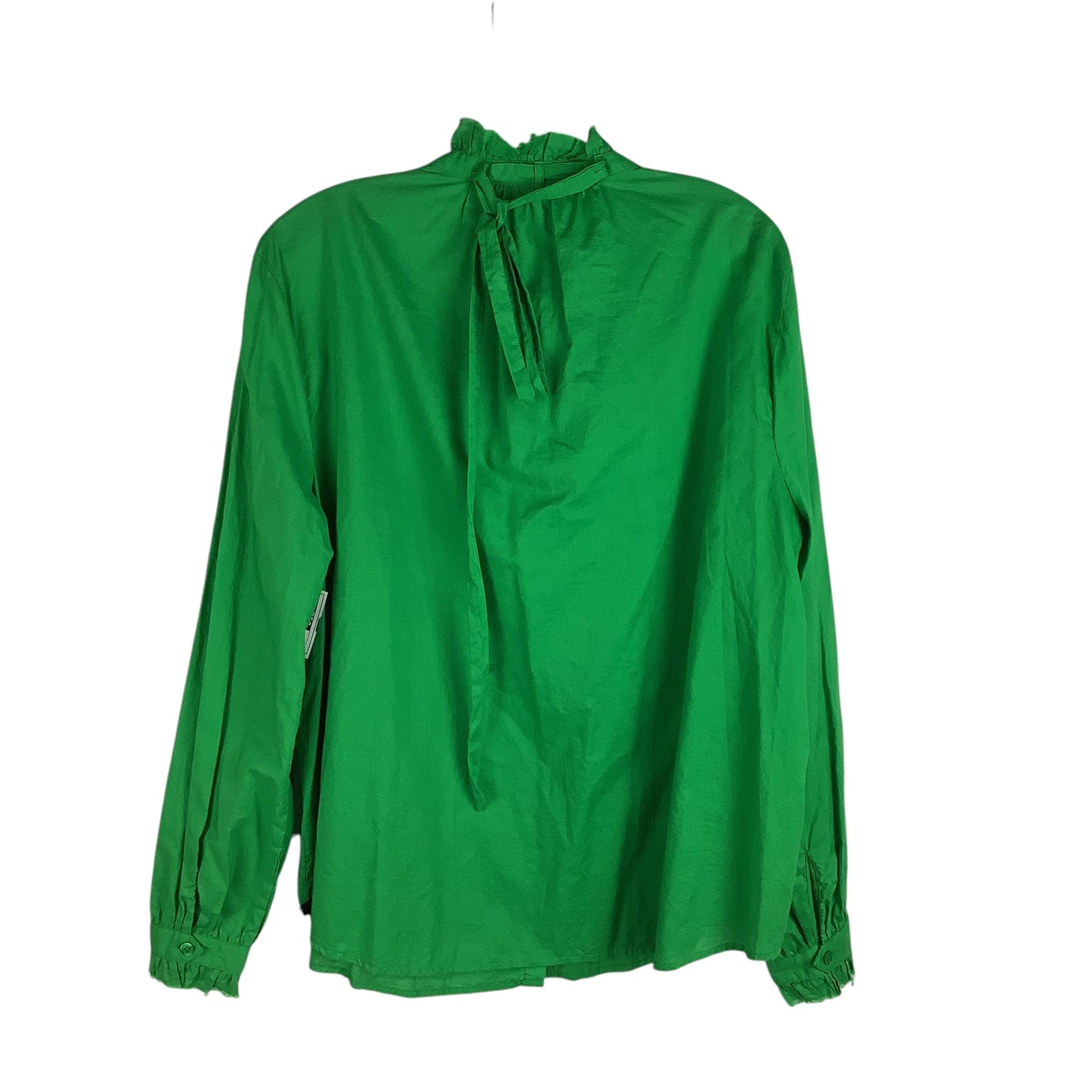 Top Long Sleeve By Crown And Ivy In Green, Size: Xl