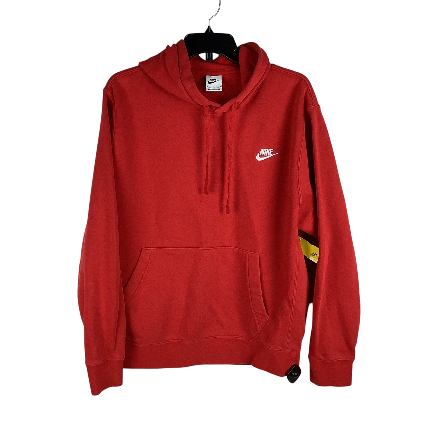 Sweatshirt Hoodie By Nike In Red, Size: L