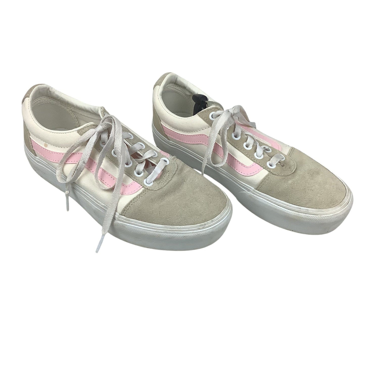 Shoes Sneakers By Vans In Pink, Size: 8.5