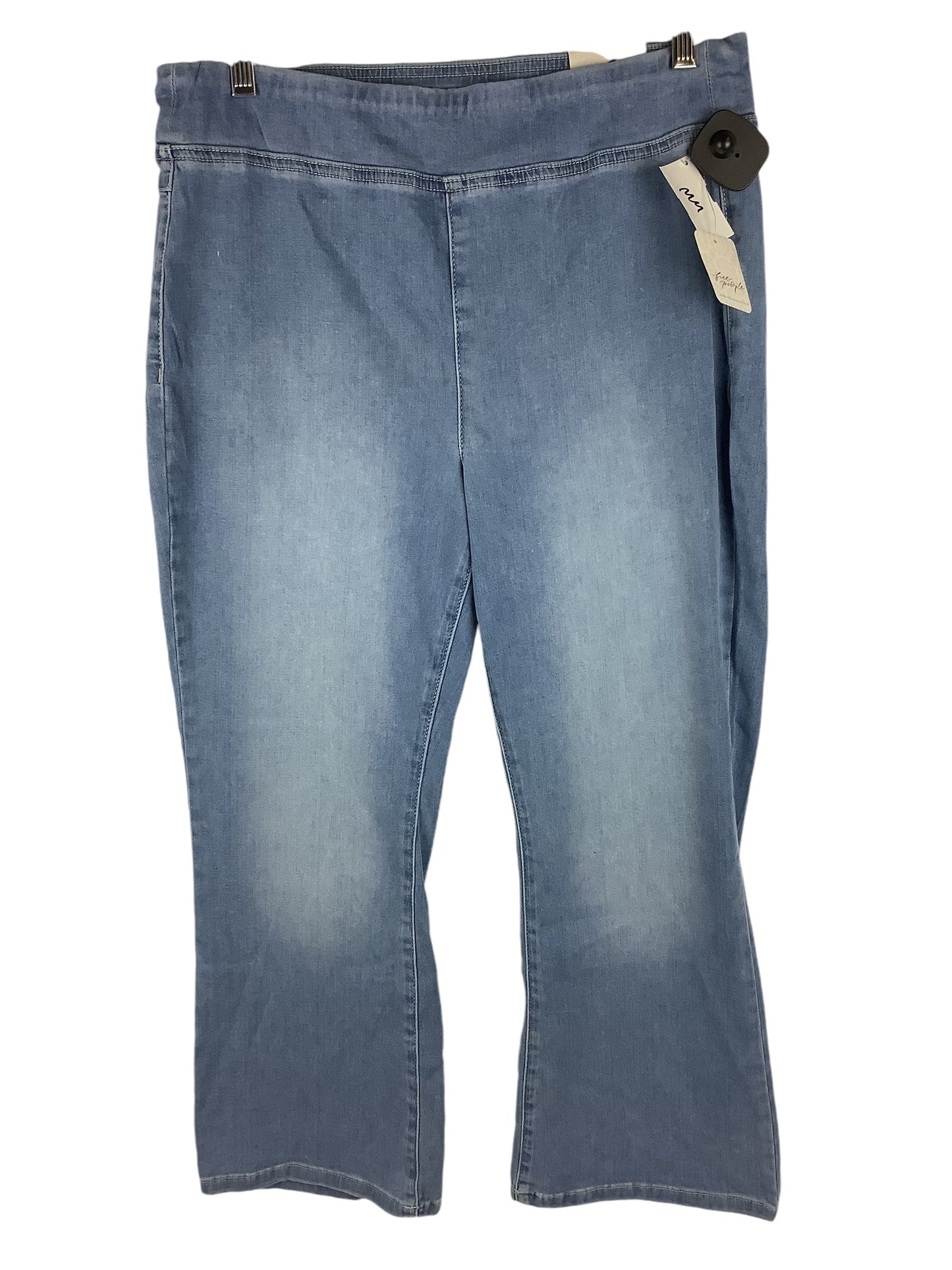 Jeans Wide Leg By Free People In Blue Denim, Size: L