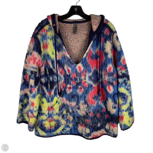 Sweatshirt Hoodie By Anthropologie In Multi-colored, Size: XXS/XS