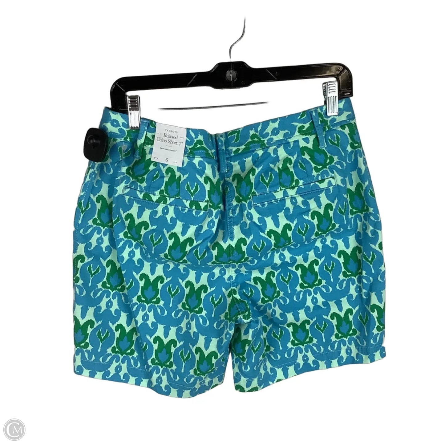 Shorts By Talbots In Blue & Green, Size: 6