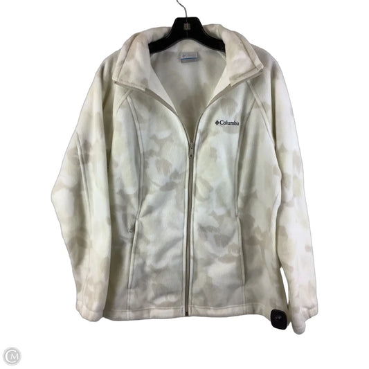 Jacket Fleece By Columbia In Camouflage Print, Size: L