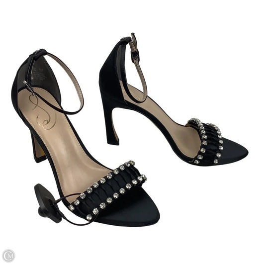 Sandals Heels Stiletto By Sam Edelman In Black, Size: 7