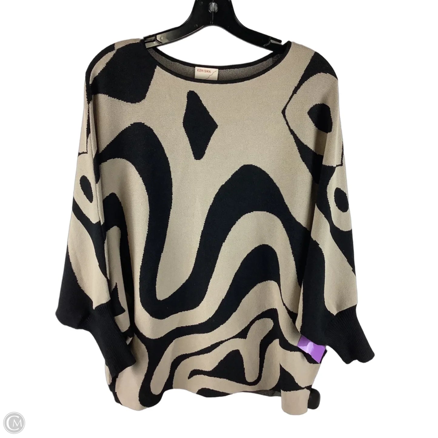Sweater By Kerisma In Black & Brown, Size: M