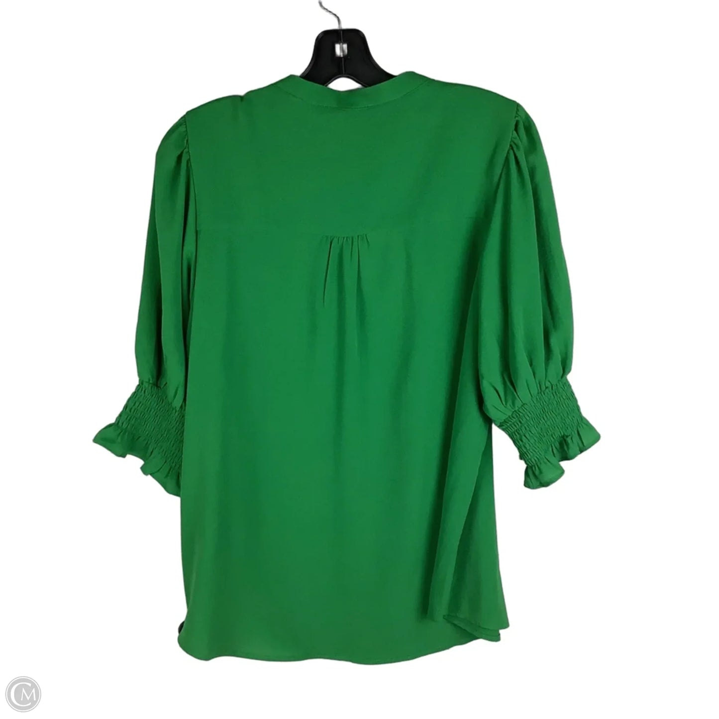 Top Short Sleeve By Vine & Love In Green, Size: L