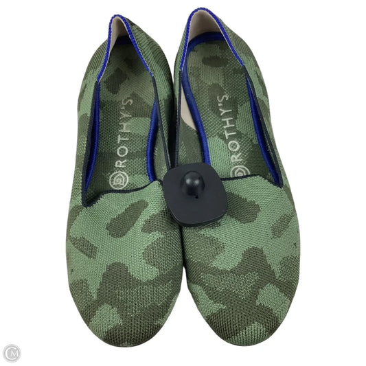 Shoes Flats By Rothys In Green, Size: 8