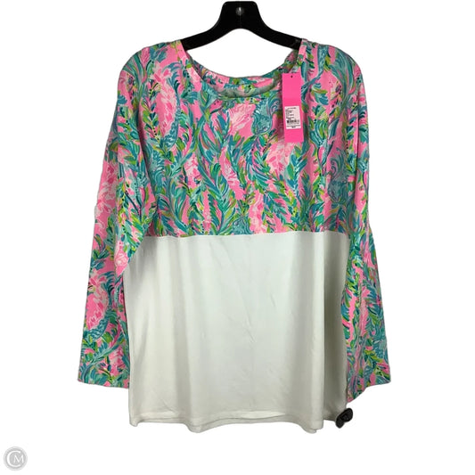 Top Long Sleeve Designer By Lilly Pulitzer In Multi-colored, Size: L