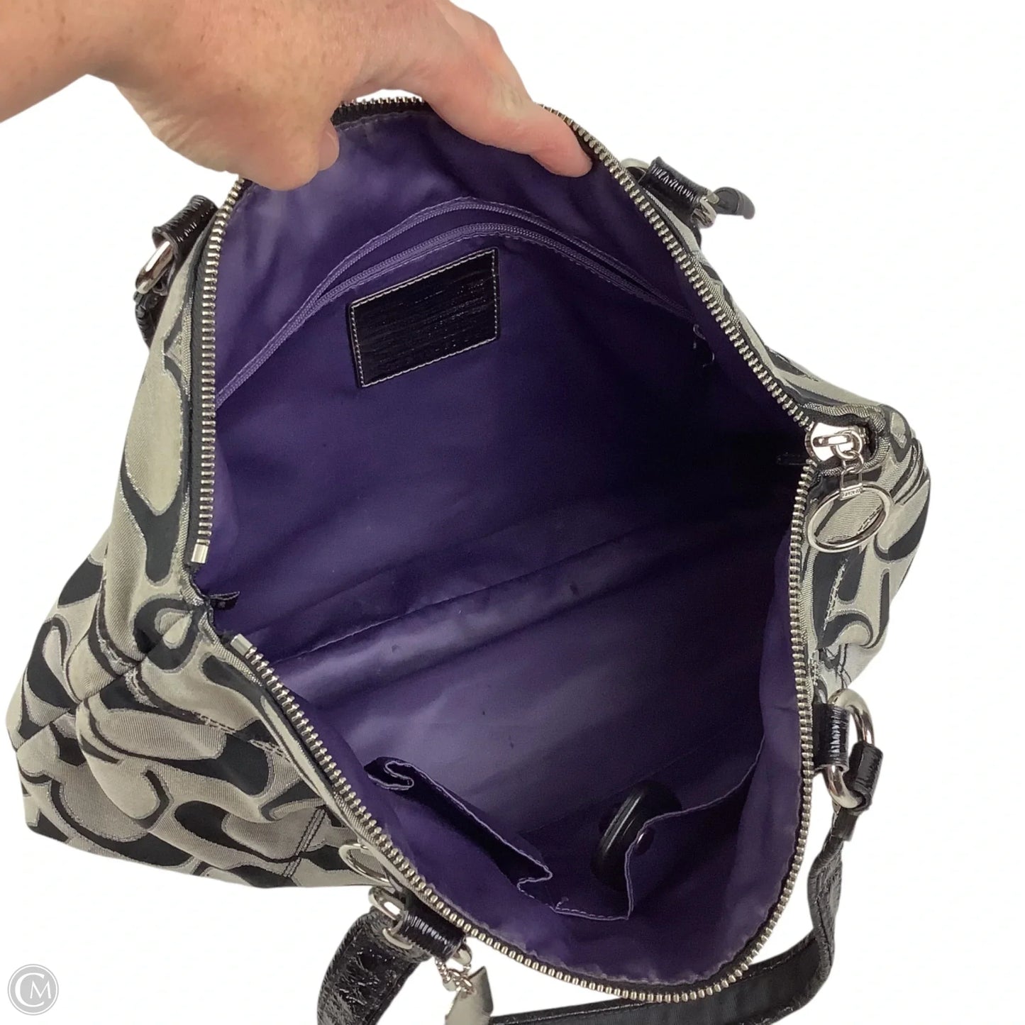 Handbag Designer By Coach, Size: Large