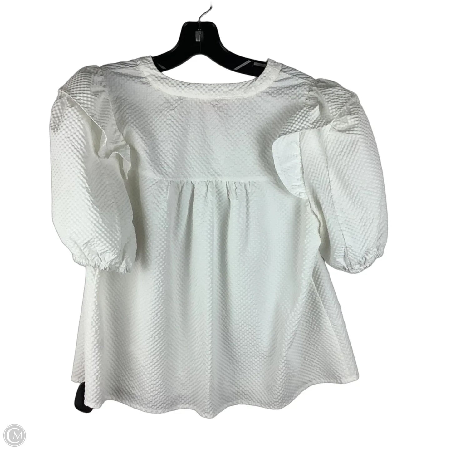 Top Short Sleeve By Thml In White, Size: M