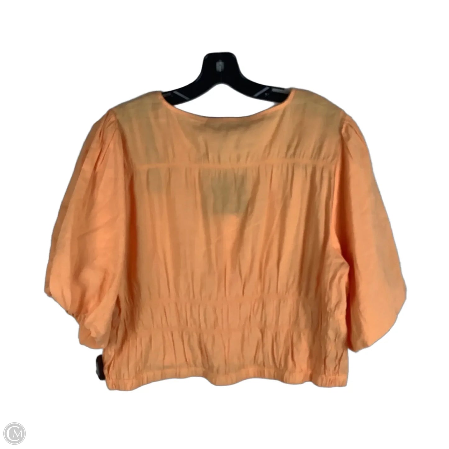 Top Short Sleeve By Marc New York In Orange, Size: Xl