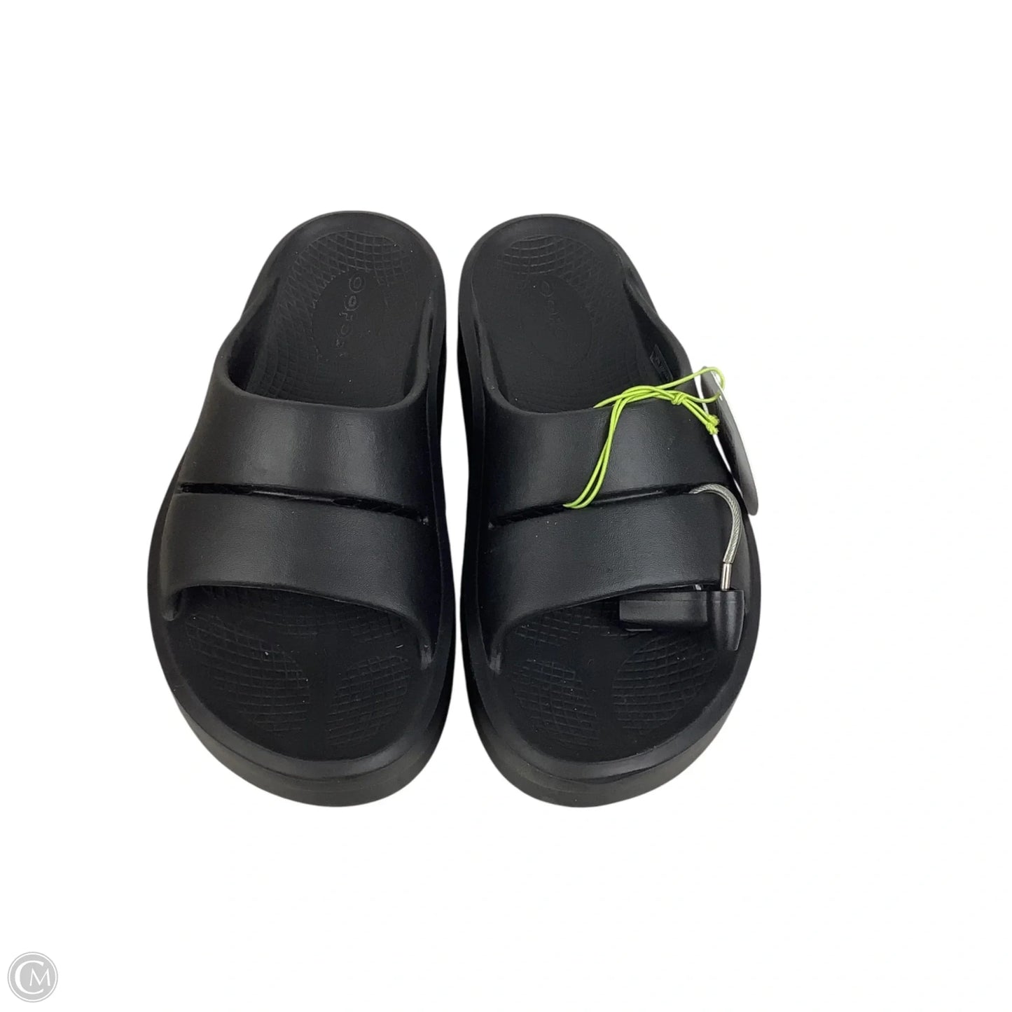 Sandals Sport By Oofos In Black, Size: 7