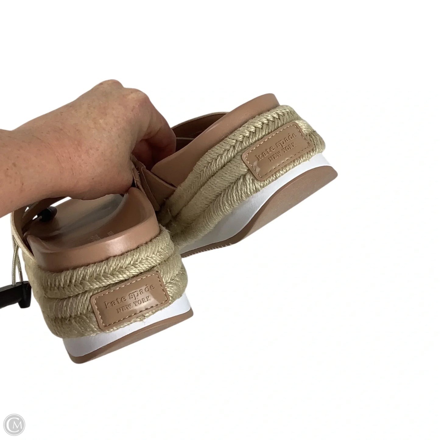 Sandals Designer By Kate Spade In Beige, Size: 7.5